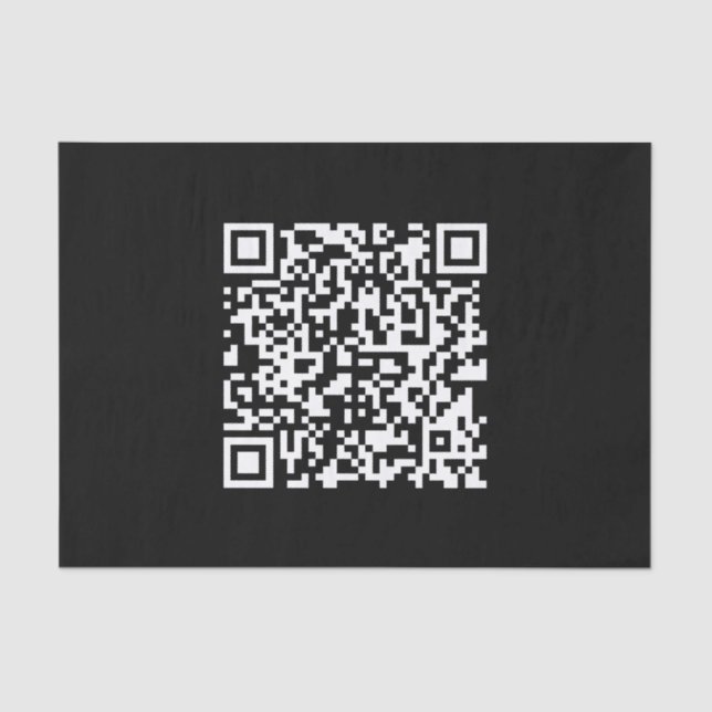 Papel De Seda Introducir URL y crear código QR explorable | Blan (Anverso)