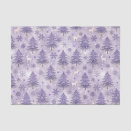 Papel De Seda Invierno de los Navidades Lavender
