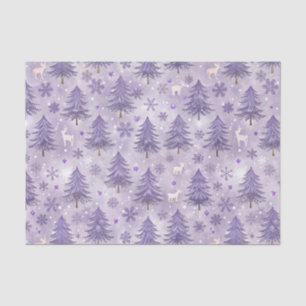 Papel De Seda Invierno de los Navidades Lavender