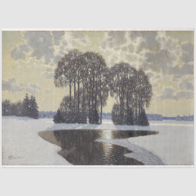 Papel De Seda Invierno (de Vilhelms Purvitis) (Anverso)
