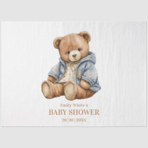 Papel De Seda Invitación de Baby Shower de Osito, Casi No Puedo