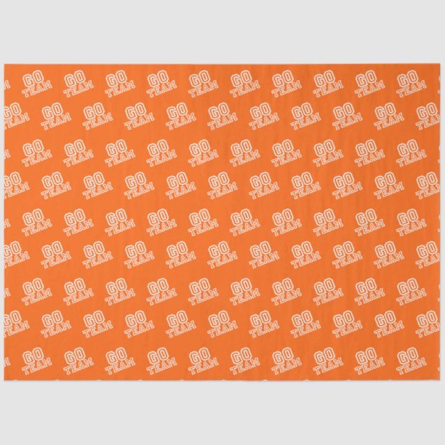 Papel De Seda Ir al arte de Word en equipo en Naranja (Anverso)