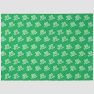 Papel De Seda Ir arte de Word en equipo en verde