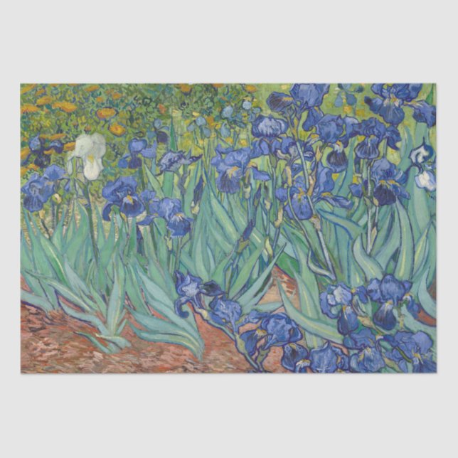 Papel De Seda Iris de Vincent van Gogh (Anverso)