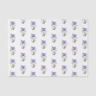 Papel De Seda Iris rufado morado