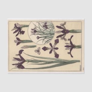 Papel De Seda Iris, serie botánica de Eugene Grasset