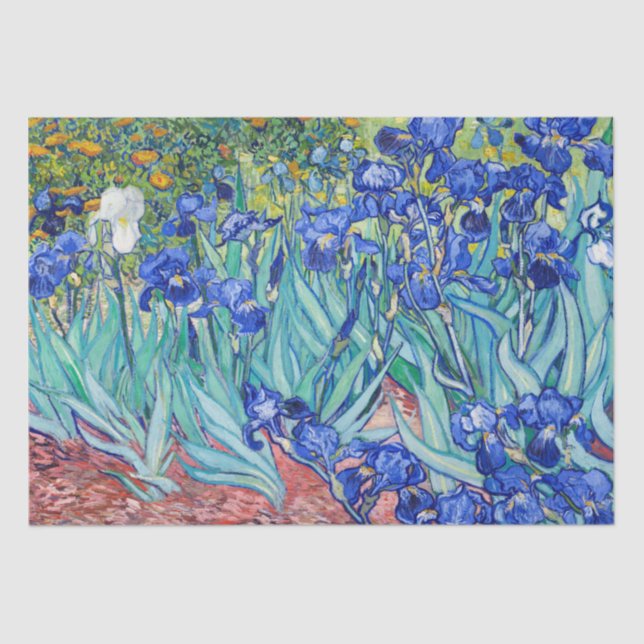 Papel De Seda Irises Vincent van Gogh (Anverso)