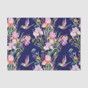 Papel De Seda Irlandeses Y Amantes Hummingbirds