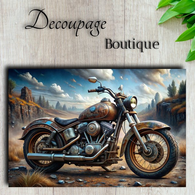 Papel De Seda Iron Wanderer (Iron Wanderer Decoupage Tissue Paper                    )