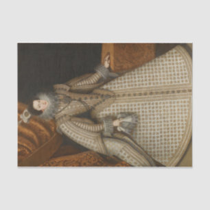 Papel De Seda Isabel de Borbón por Rodrigo de Villandrando