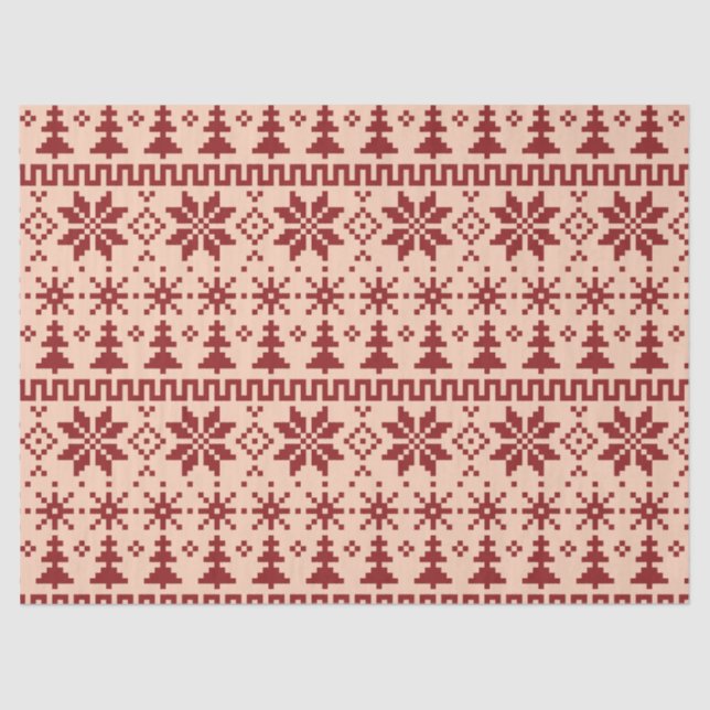 Papel De Seda Isla de la Feria de Invierno (Anverso)