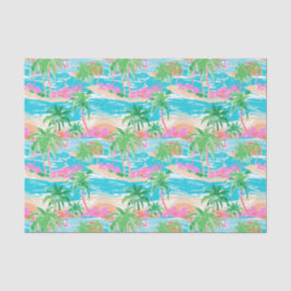 Papel De Seda Isla Tropical Palm Beach