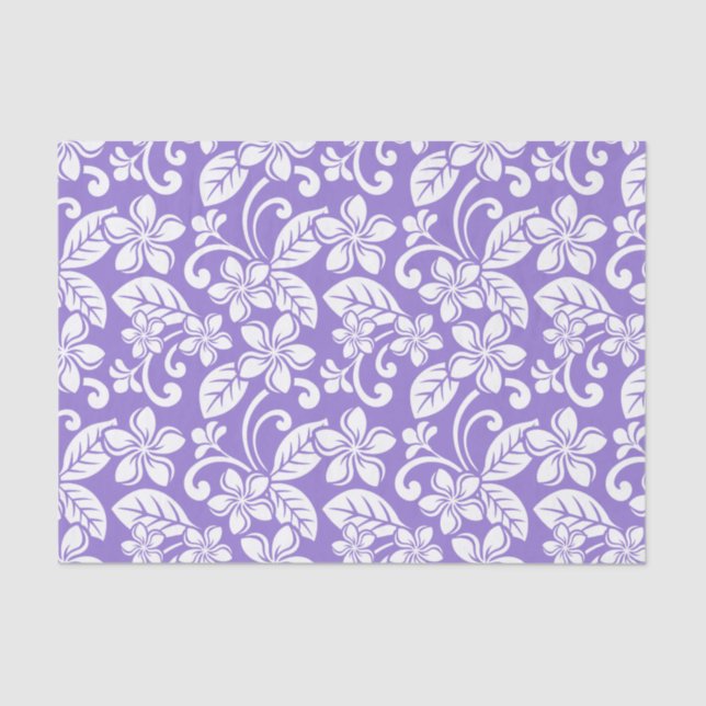 PAPEL DE SEDA ISLAND PLUMERIA (LAVENDER) (Anverso)