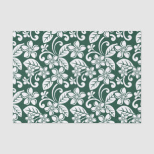 PAPEL DE SEDA ISLANDIA PLUMERIA (VERDE FORESTAL)