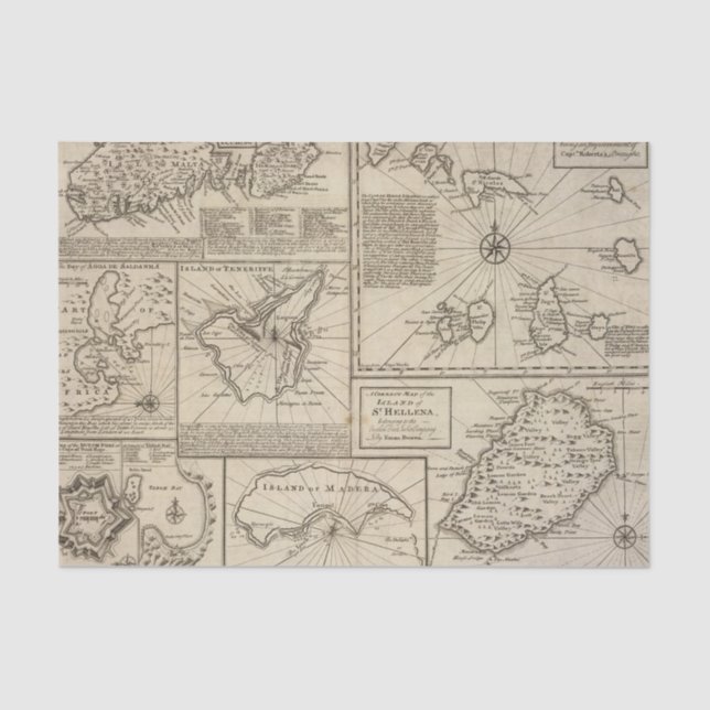 Papel De Seda Islas africanas (Anverso)