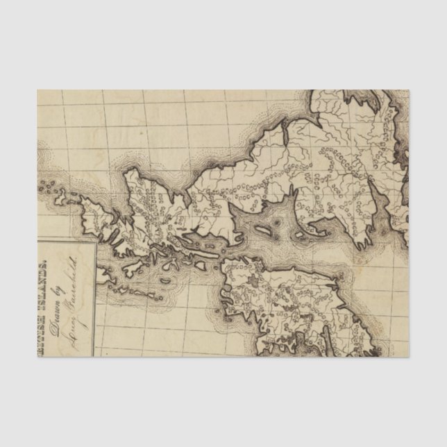 Papel De Seda Islas británicas (Anverso)