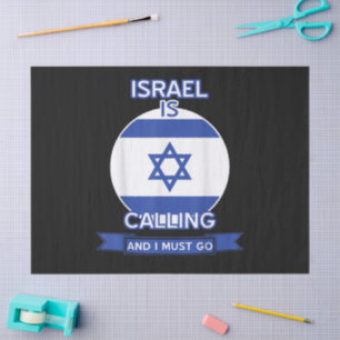 Papel De Seda Israel está llamando y debo ir 