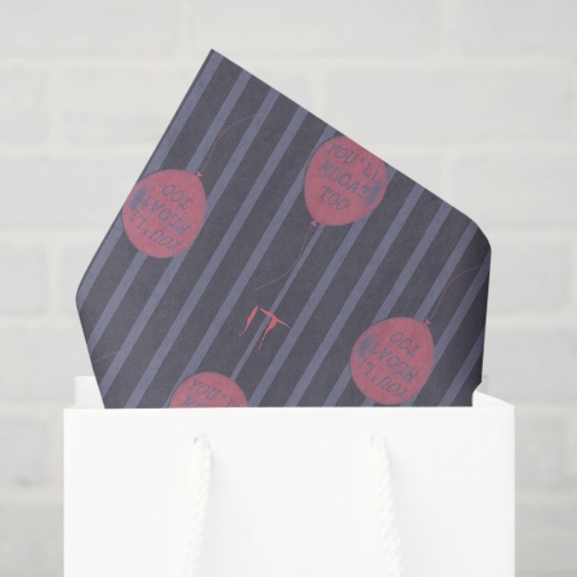 Papel De Seda IT - Flotará demasiado patrón de rayas de globo (Bolsa de regalo)