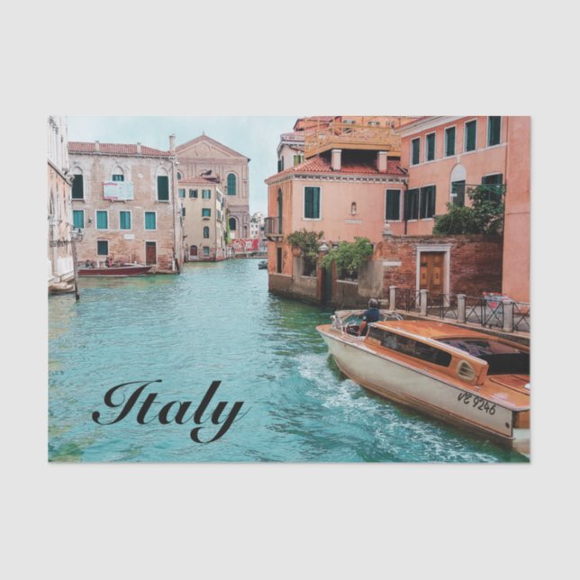 Papel De Seda Italia Venecia (Anverso)