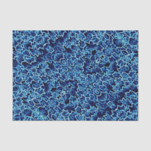 Papel De Seda Ivy azul escarpado 