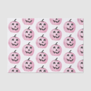 Papel De Seda Jack-O-Lantern rosa