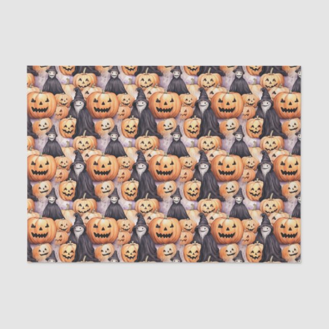 Papel De Seda Jack O Lanterns (Anverso)