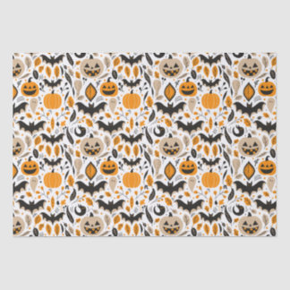 Papel De Seda Jack o lanterns murmura fantasmas otoño adorable h