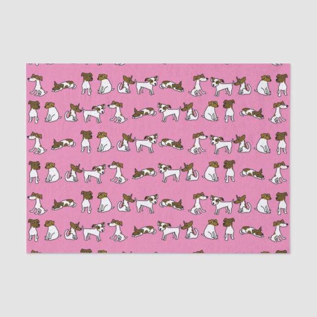 Papel De Seda Jack Russell (Anverso)