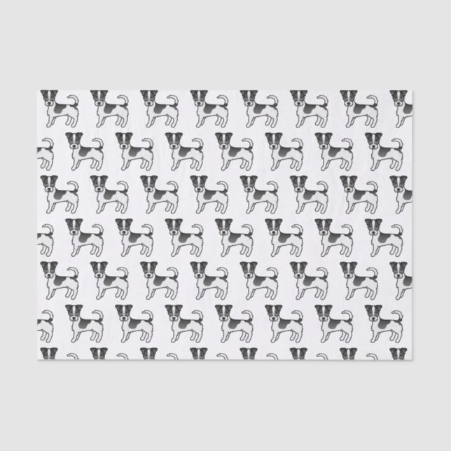 Papel De Seda Jack Russell Terrier Dogs (Anverso)