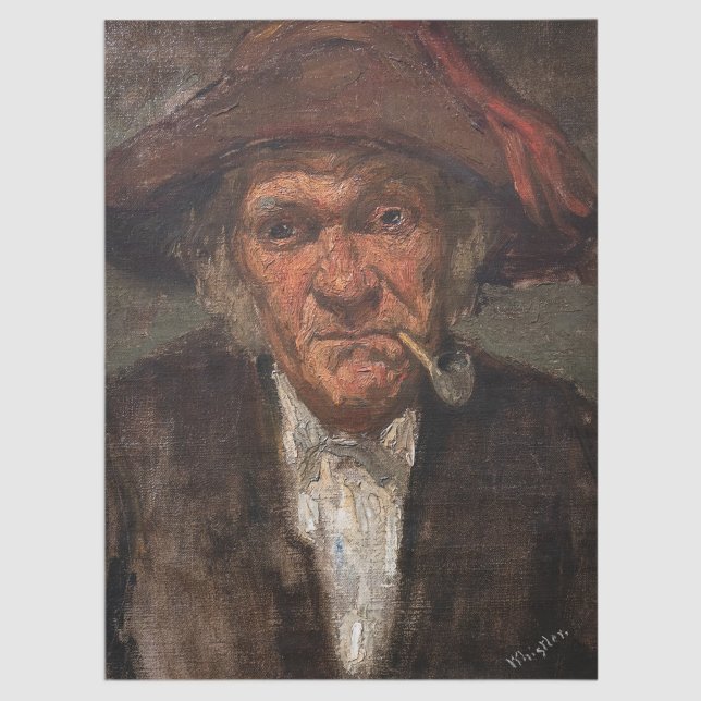 Papel De Seda James Whistler - Hombre fumando una cuerda (Subido por el creador)
