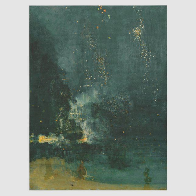 Papel De Seda James Whistler - Nocturne en negro y oro (Subido por el creador)