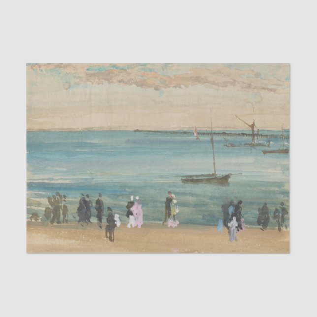 Papel De Seda James Whistler - Southend Pier (Anverso)