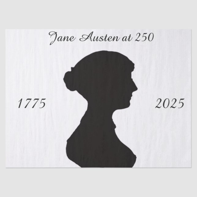 Papel De Seda Jane Austen a los 250 (Anverso)