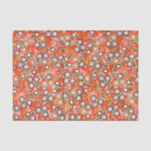 Papel De Seda Japonés rojo Origami del flor púrpura que vaga