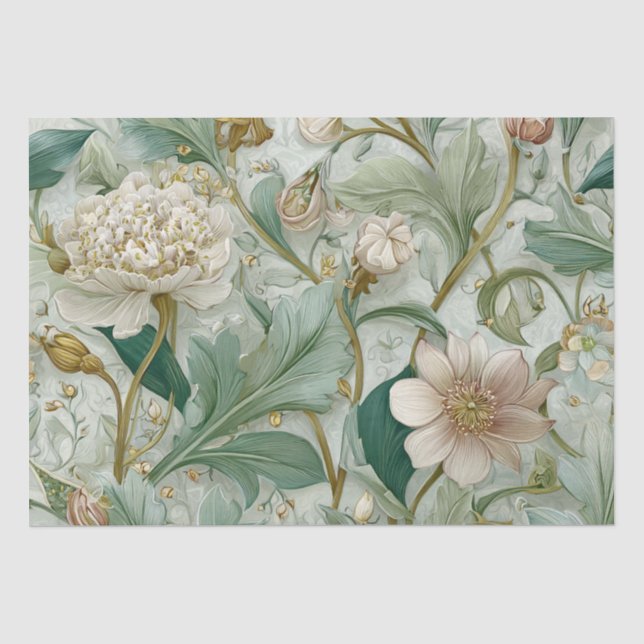 Papel De Seda Jardín Botánico Enchanted Nouveau (Anverso)