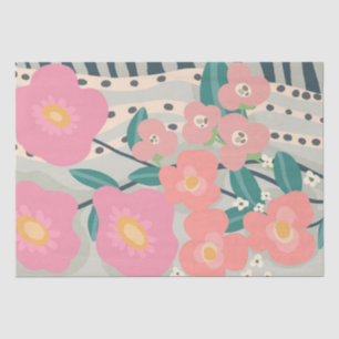 Papel De Seda Jardín caprichoso Muro floral moderno