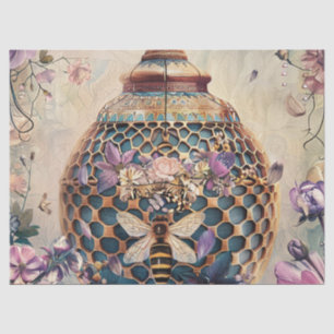 Papel De Seda Jardín de abejas encantadas fantasía (6)