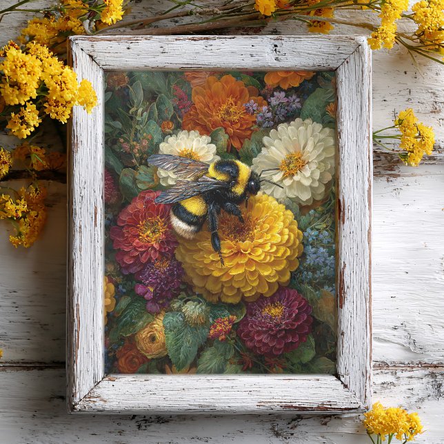 Papel De Seda Jardín de abejas florece decoupage (Subido por el creador)