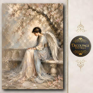 Papel de seda Jardín de ángel de flor de cerezo