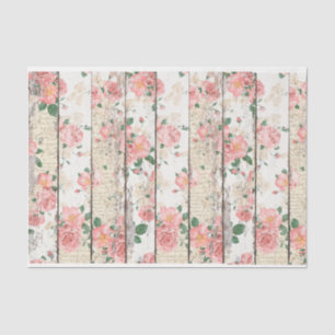 Papel De Seda Jardín de cosechas en pared de madera