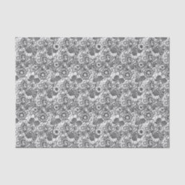 Papel De Seda Jardín de flores silvestres australianas en blanco