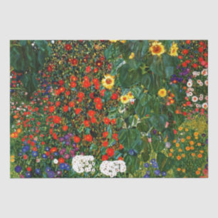 Papel De Seda Jardín de granja con girasoles