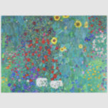 Papel De Seda Jardín de granja con girasoles, Gustav Klimt<br><div class="desc">Gustav Klimt (14 de julio de 1862 - 6 de febrero de 1918) era un pintor simbolista austríaco y uno de los miembros más destacados del movimiento secesión de Viena. Klimt es conocido por sus pinturas, murales, bocetos y otros objetos artísticos. Además de sus obras figurativas, que incluyen alegorías y...</div>