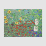 Papel De Seda Jardín De Granjas Gustav Klimt Con Pintado De Sunf<br><div class="desc">Jardín De Granjas Gustav Klimt Con Sunflowers Vintage Art Nouveau</div>