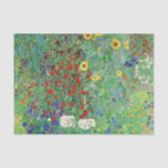 Papel De Seda Jardín De Granjas Gustav Klimt Con Pintado De Sunf<br><div class="desc">Jardín De Granjas Gustav Klimt Con Sunflowers Vintage Art Nouveau</div>