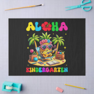 Papel De Seda Jardín de infancia Aloha Piña Hawái Vuelta al cole