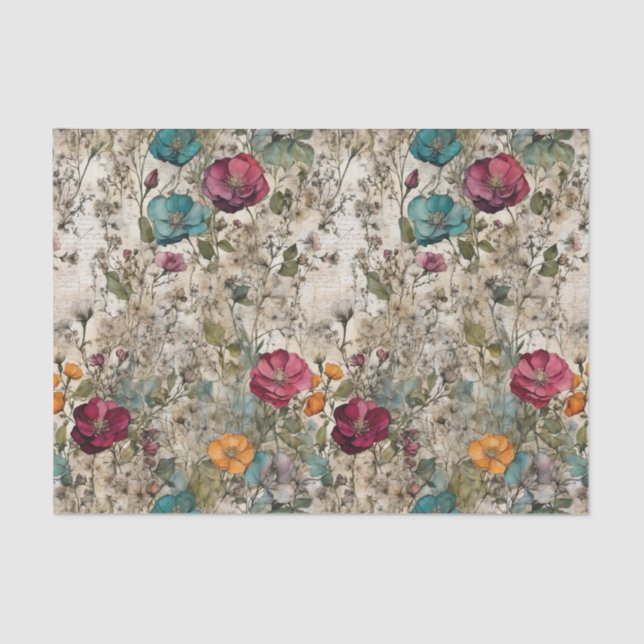 Papel De Seda Jardín de nostalgia (Anverso)