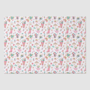 Papel De Seda Jardín de primavera