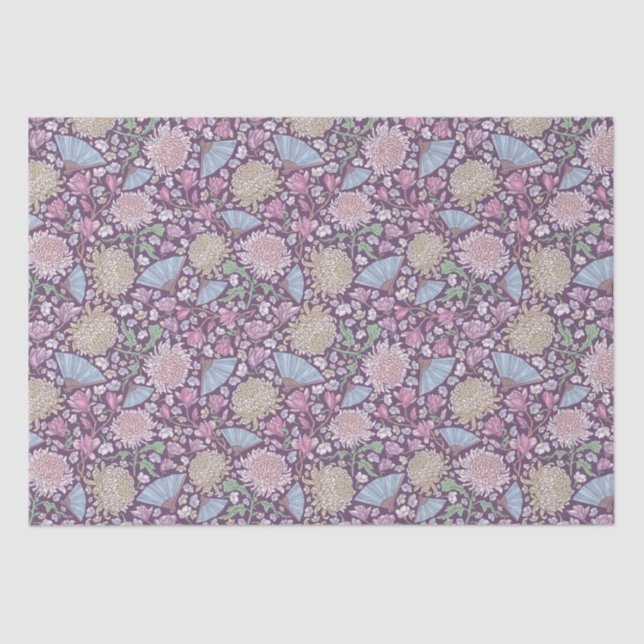 Papel De Seda Jardín de primavera Día de la Madre Mamá de crisan (Anverso)
