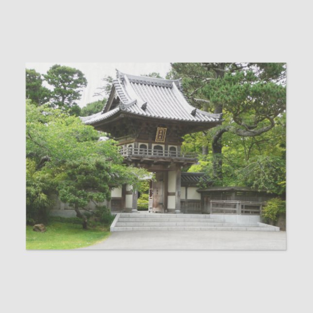 Papel De Seda Jardín de té japonés en San Francisco (Anverso)